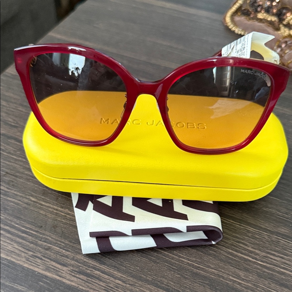 Marc Jacobs Red Sunglasses